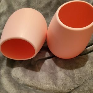 Silicon wine glasses